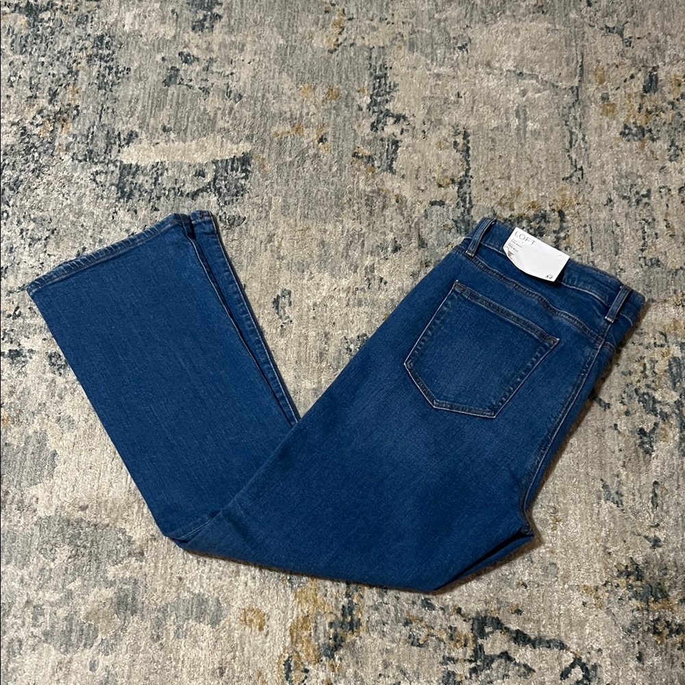 NWT SZ 14 Loft Boot Cut Mid Rise Regular Jean